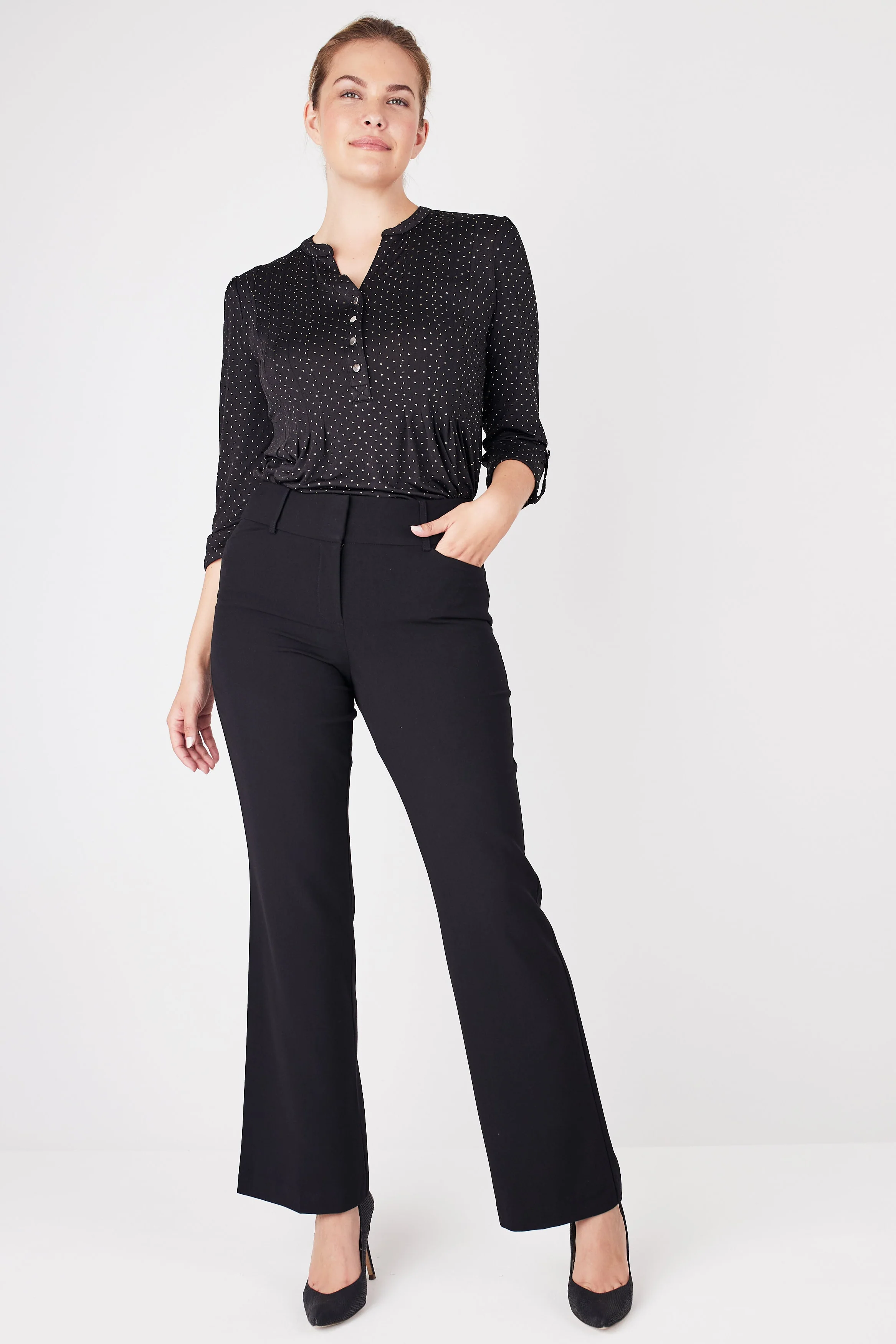 Roz & Ali™ Secret Agent Tummy Control Trouser Leg - Plus - Image 6