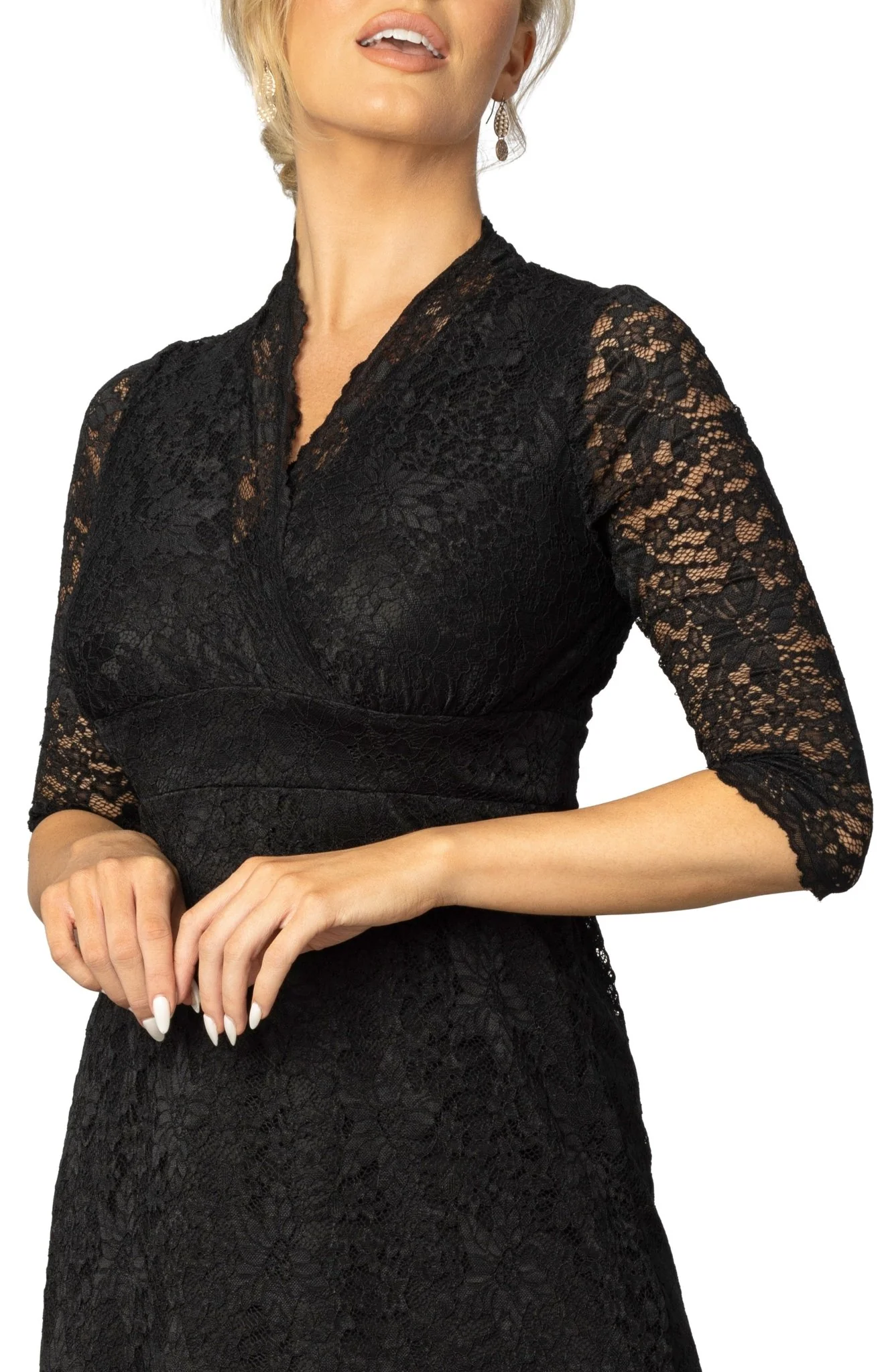 Scalloped Boudoir Lace Dress - Image 6