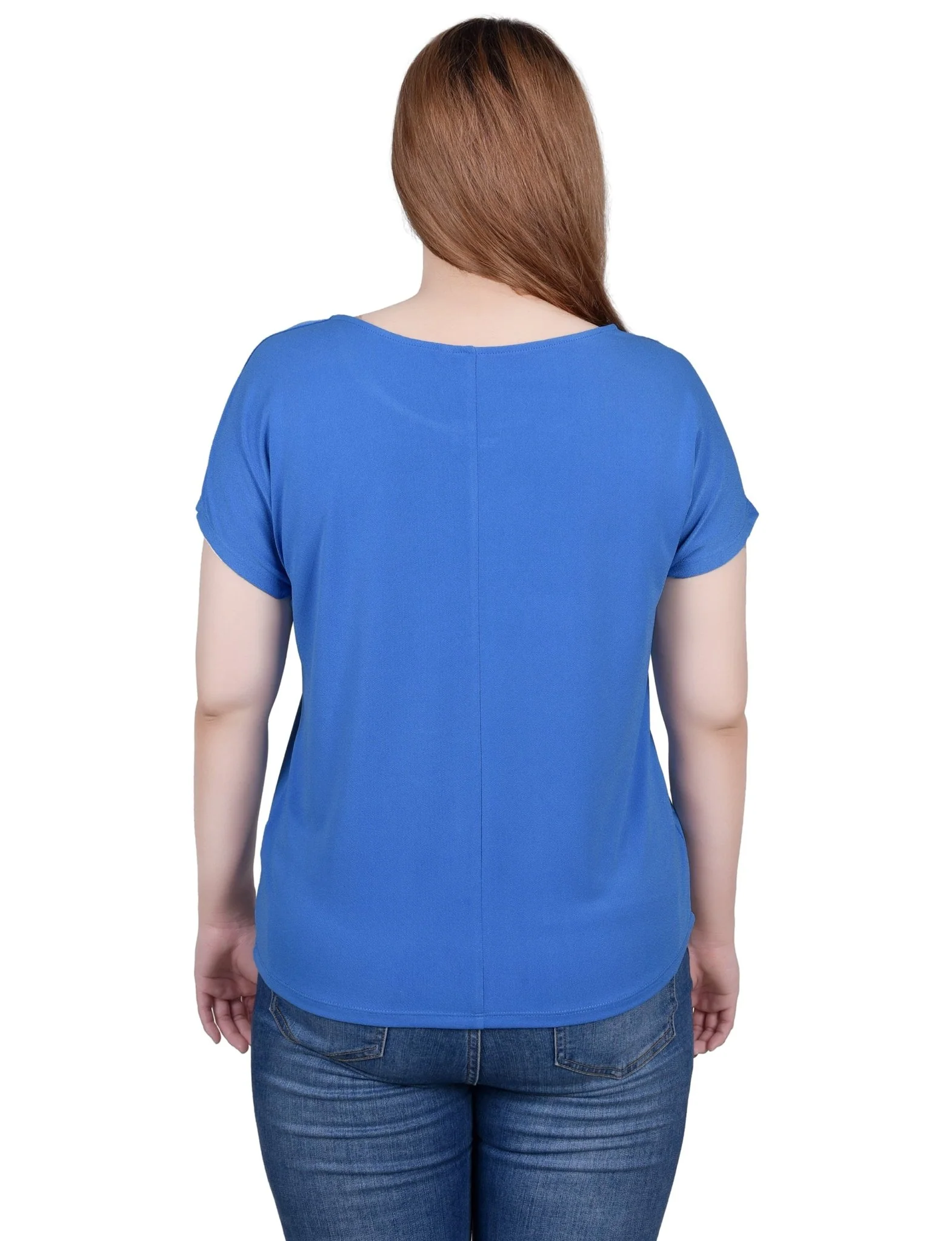 Short Sleeve Extended Sleeve Tunic Top - Image 4
