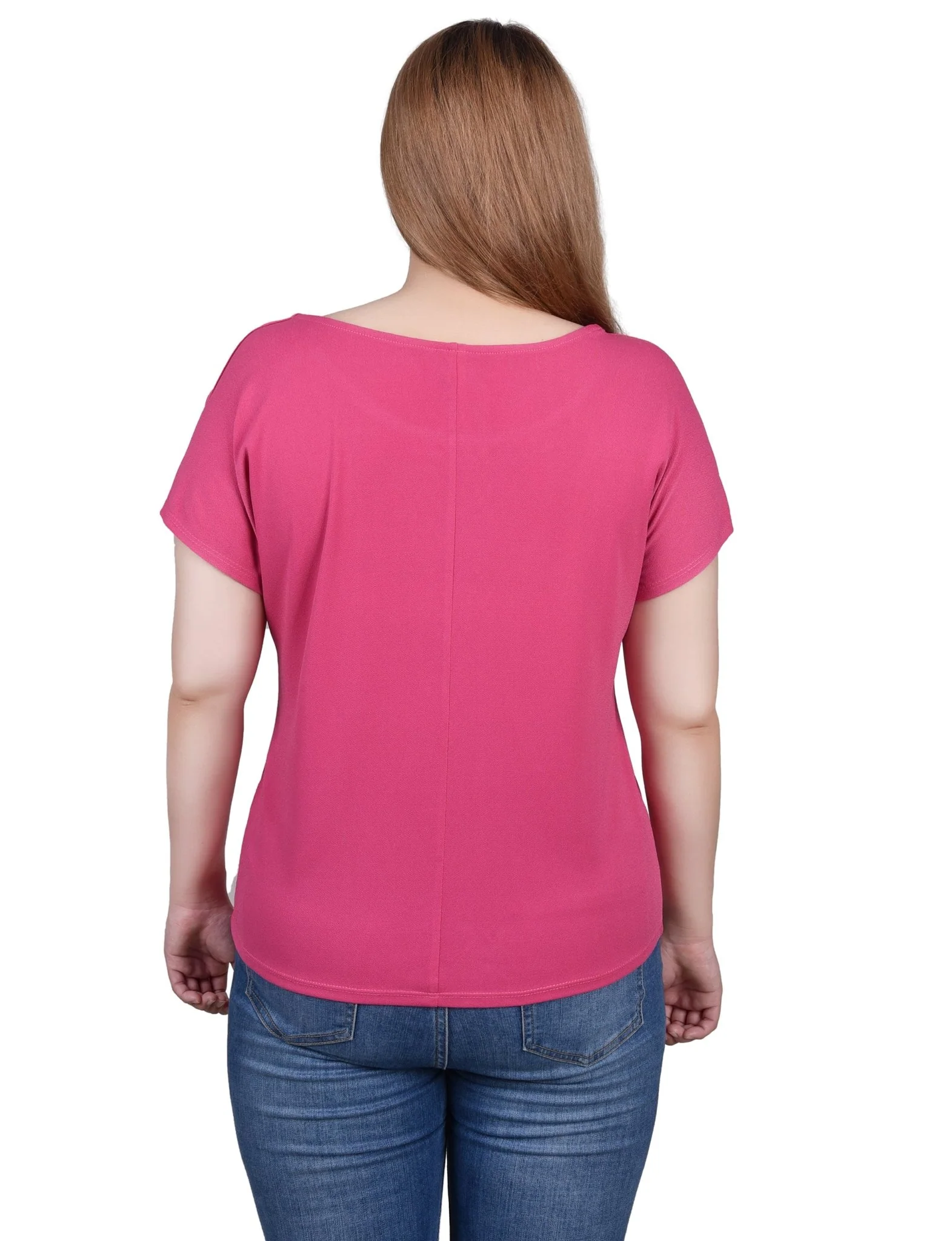 Short Sleeve Extended Sleeve Tunic Top - Image 9