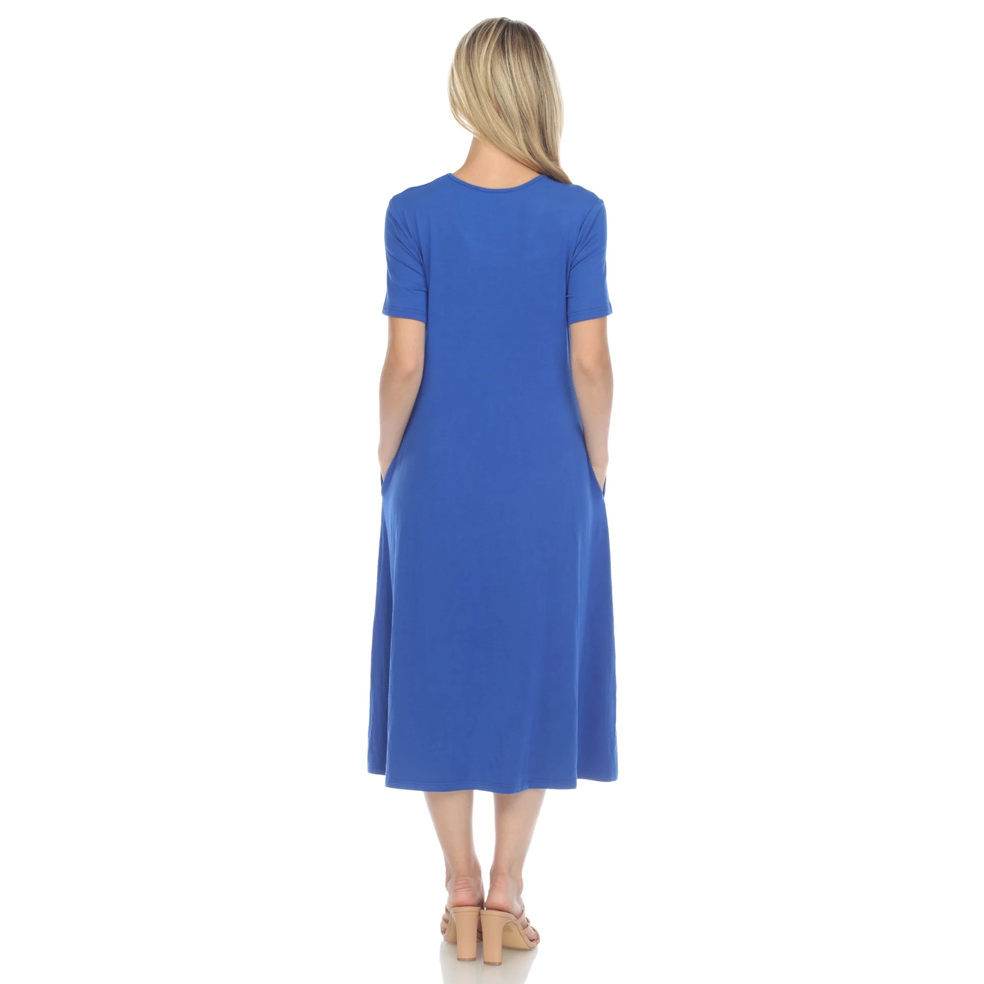 Short Sleeve Midi Dress - Image 33