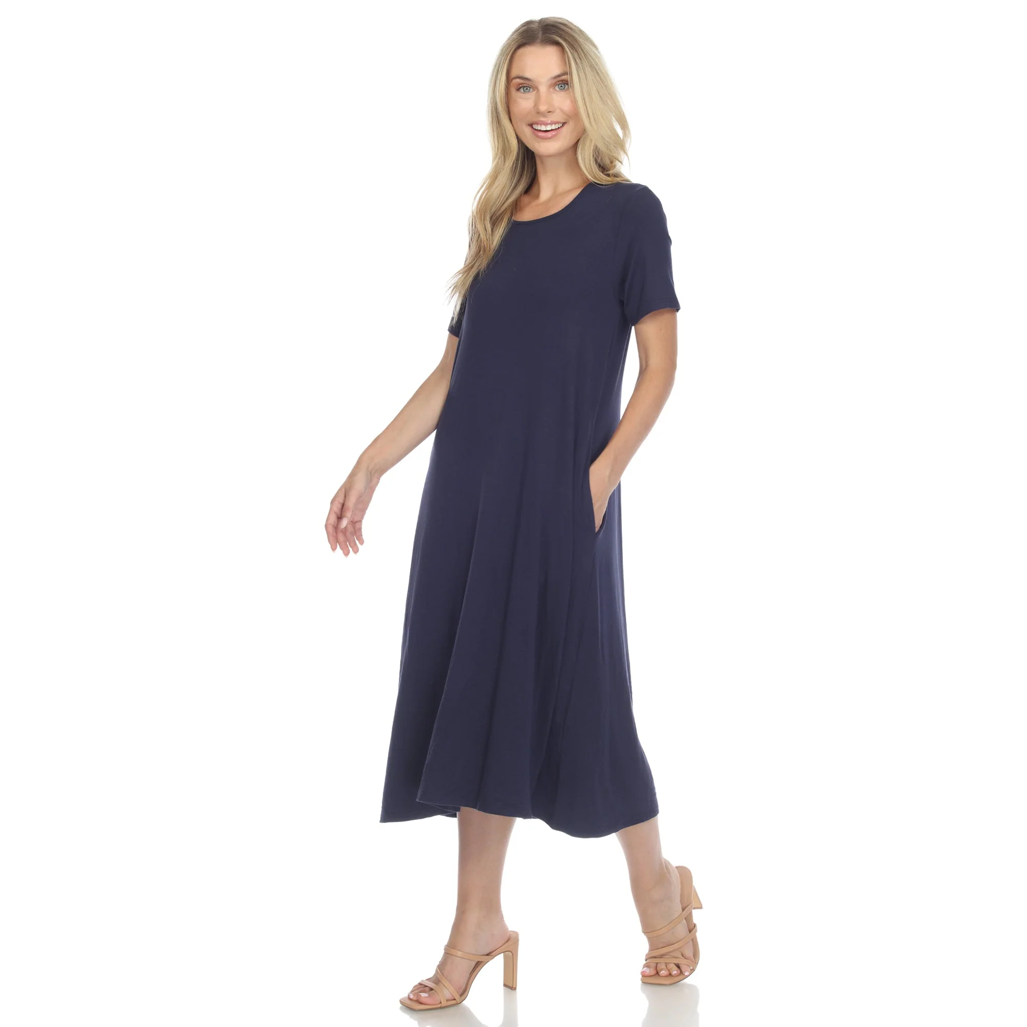 Short Sleeve Midi Dress - Image 7