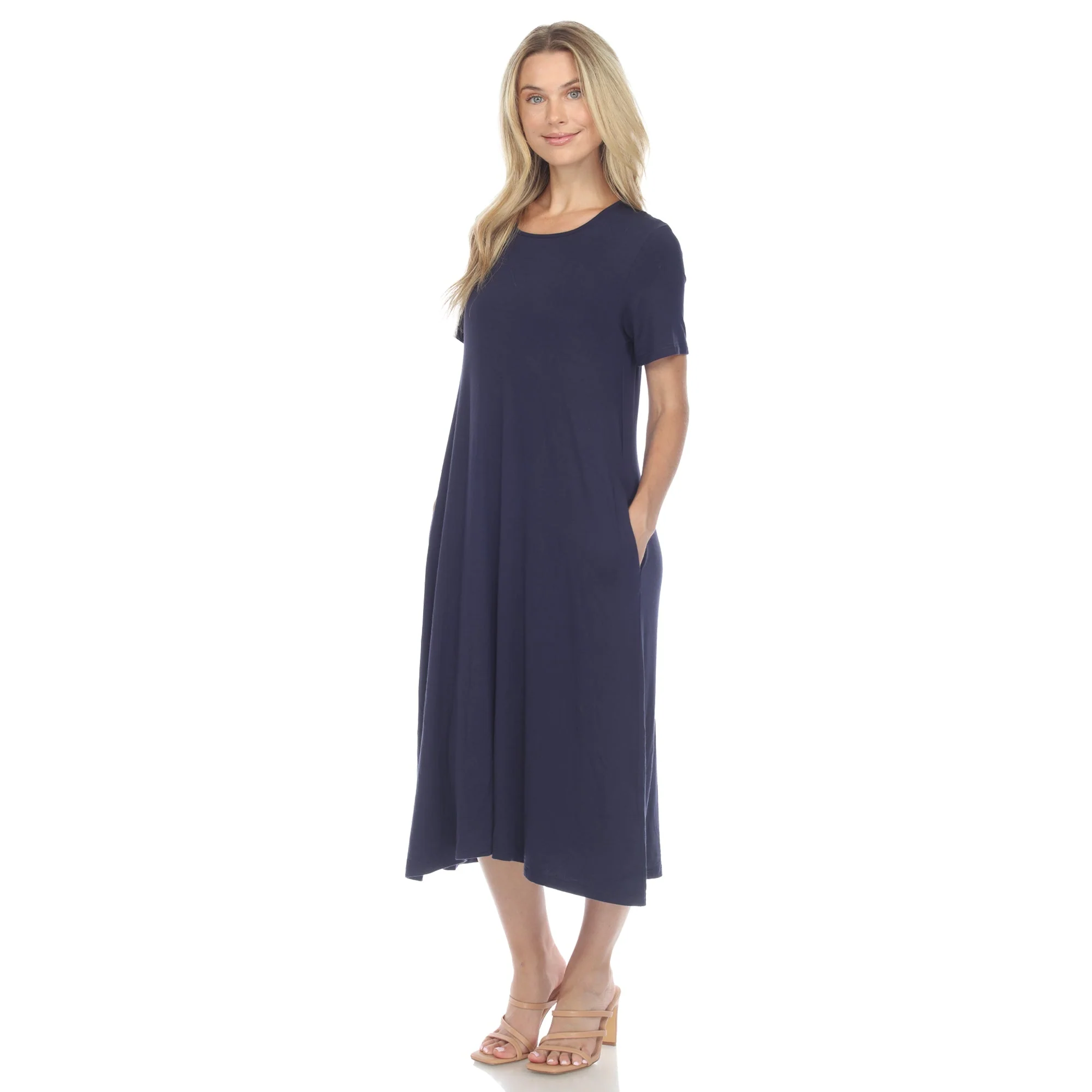 Short Sleeve Midi Dress - Image 8