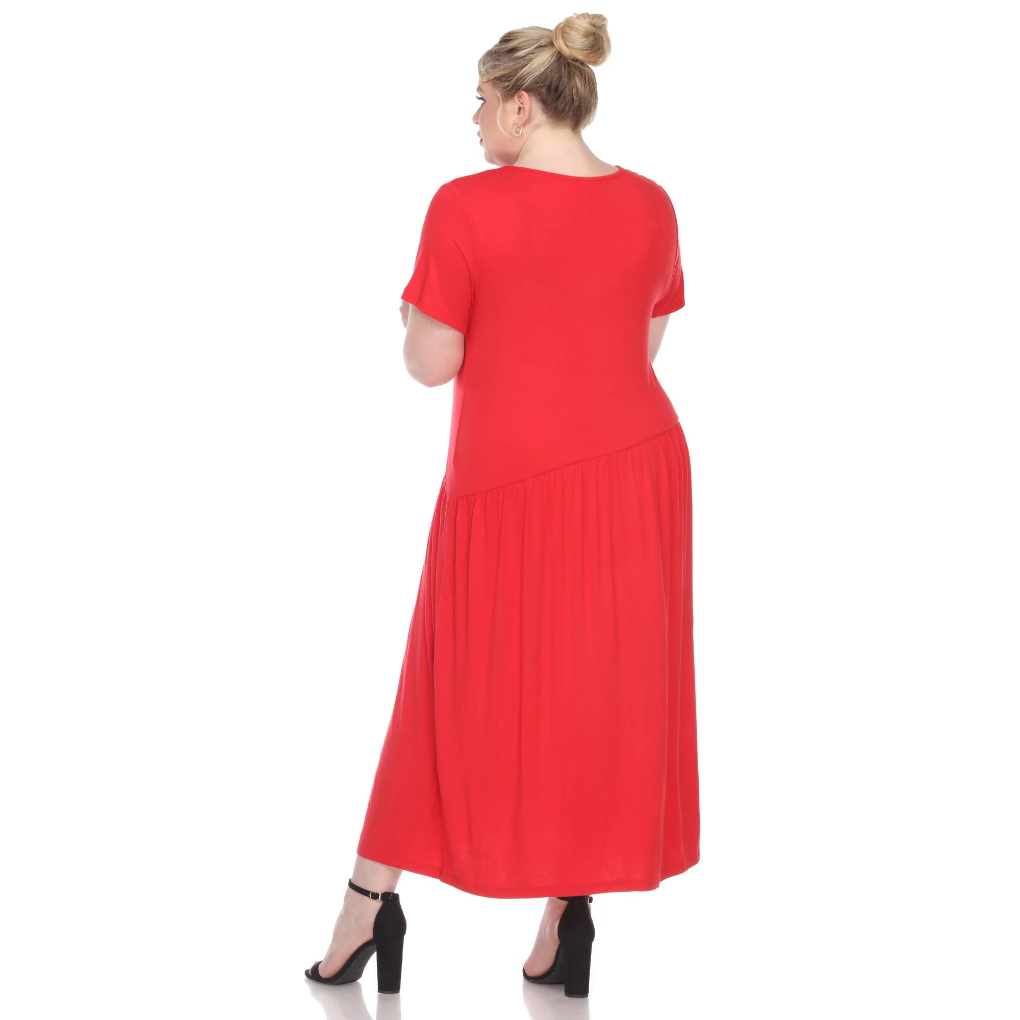 Short Sleeves Maxi Dress - Plus - Image 24