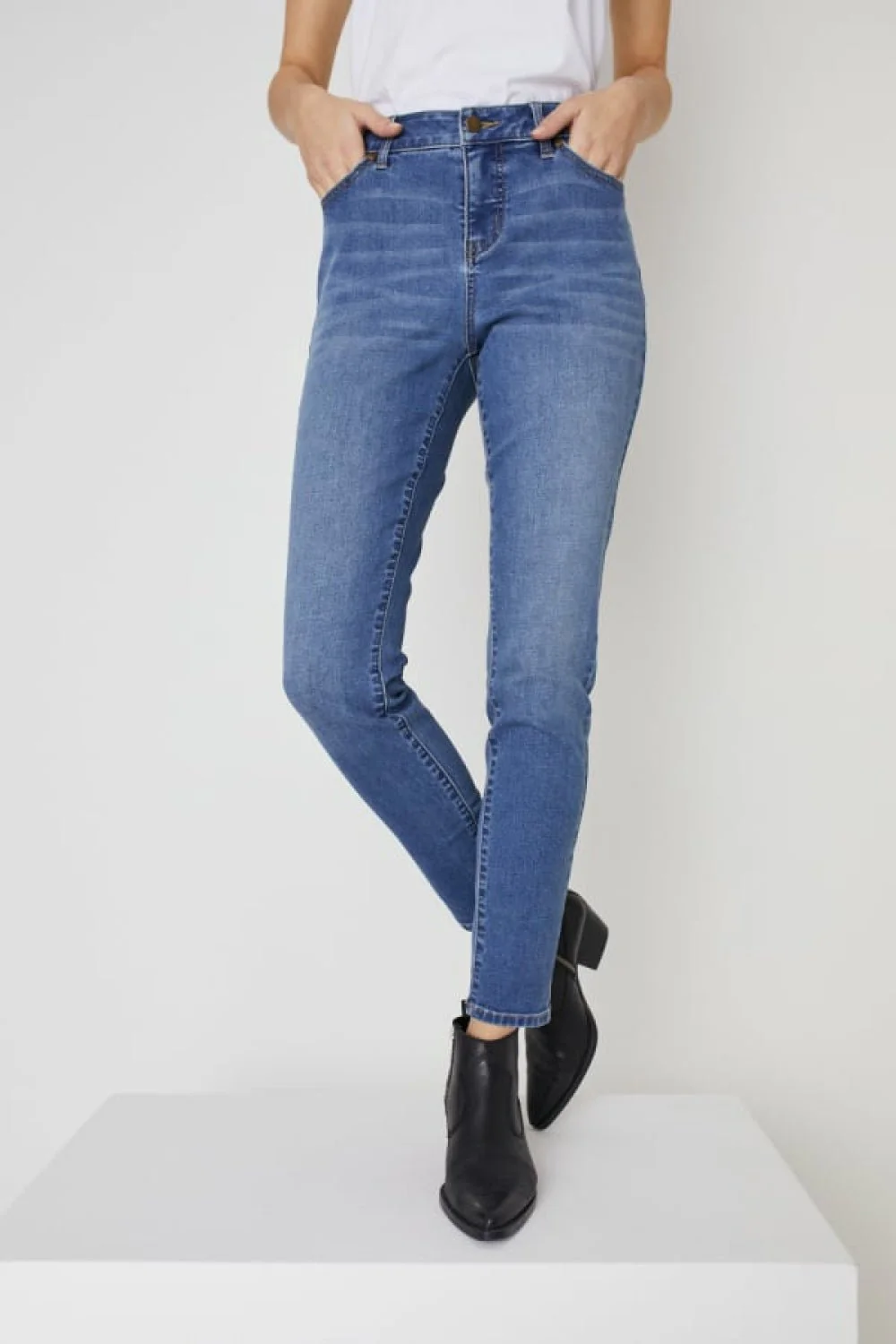 Westport Signature Skinny 5 Pocket Denim Jean - Image 18