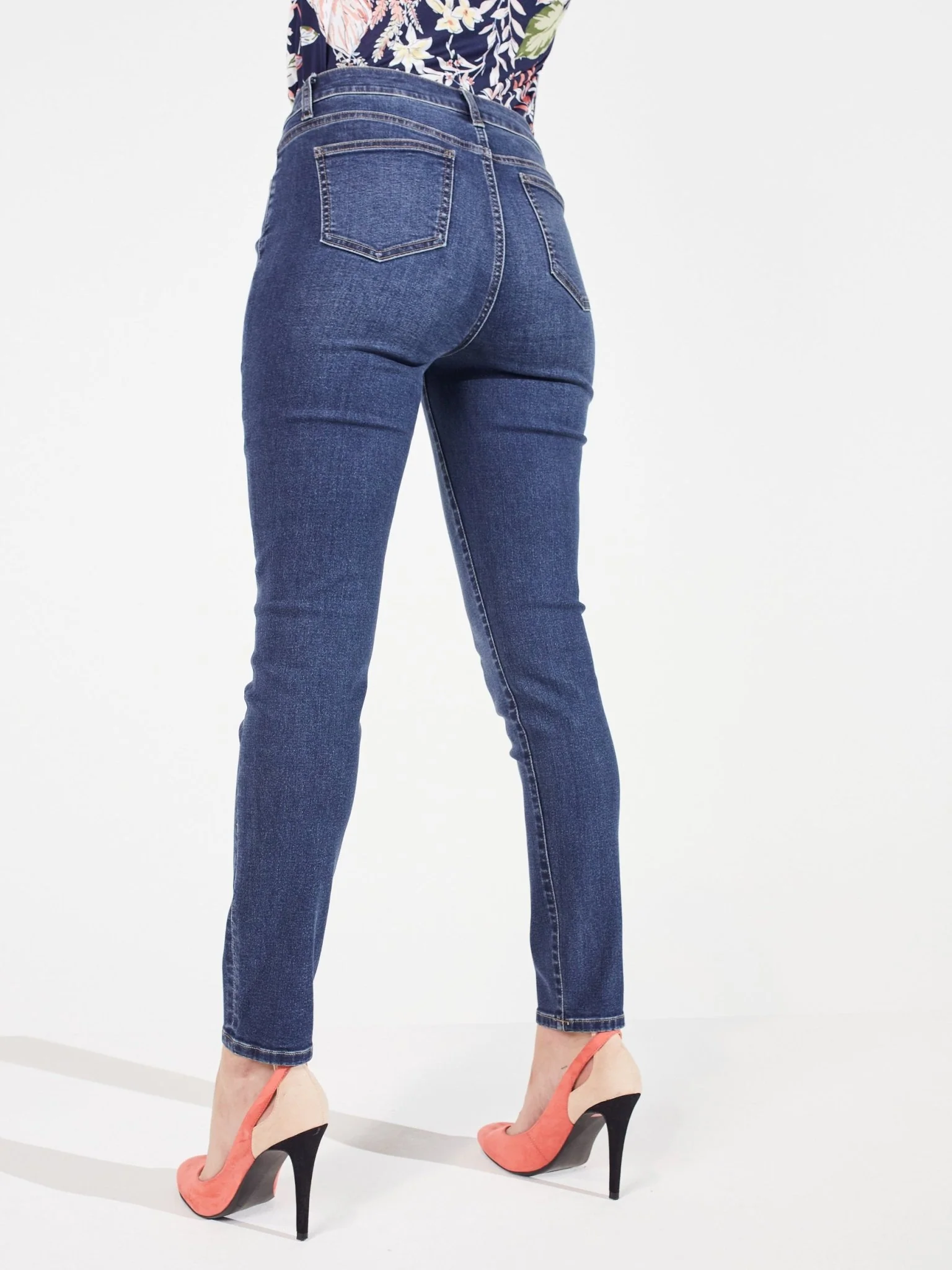 Westport Signature Skinny 5 Pocket Denim Jean - Image 3