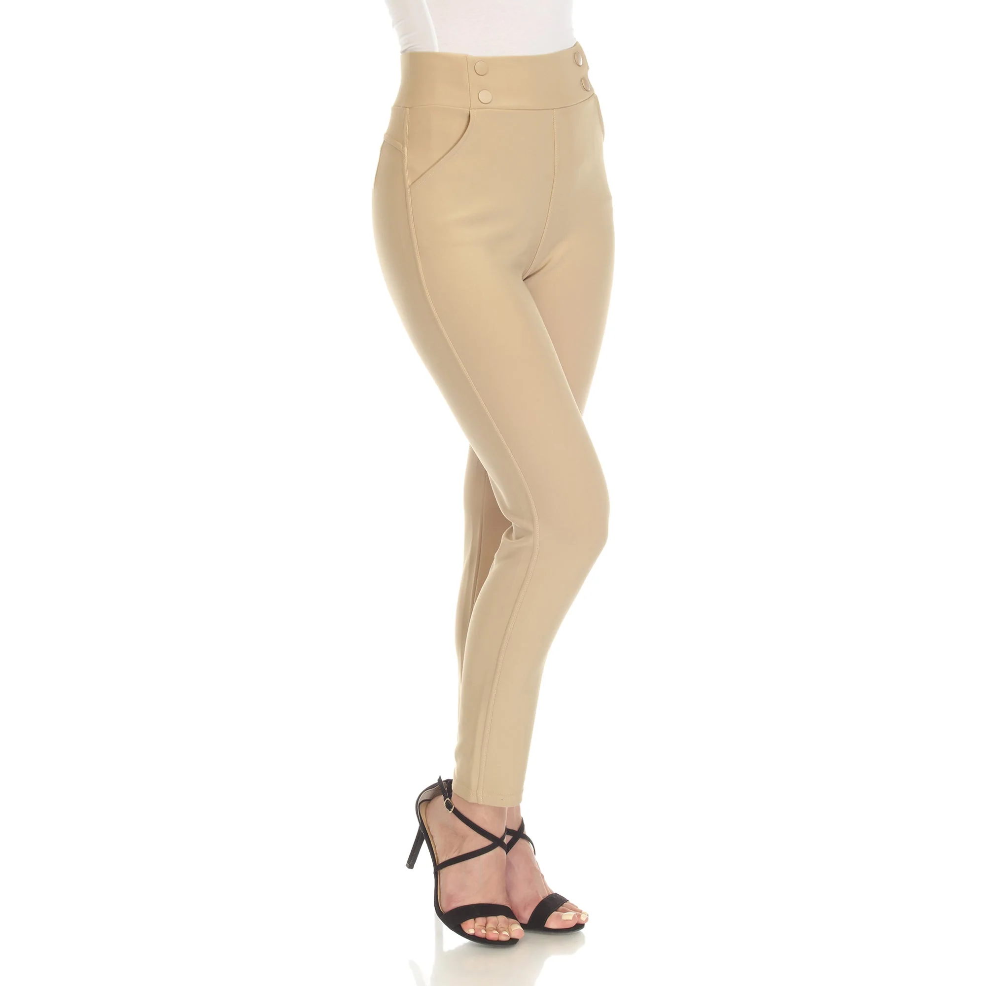Super Soft Elastic Waistband Scuba Pants - Image 7