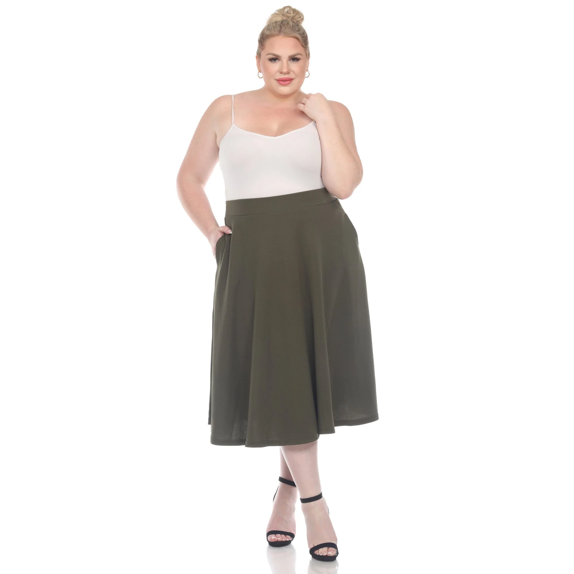 Tasmin Flare Midi Skirts - Plus - Image 29