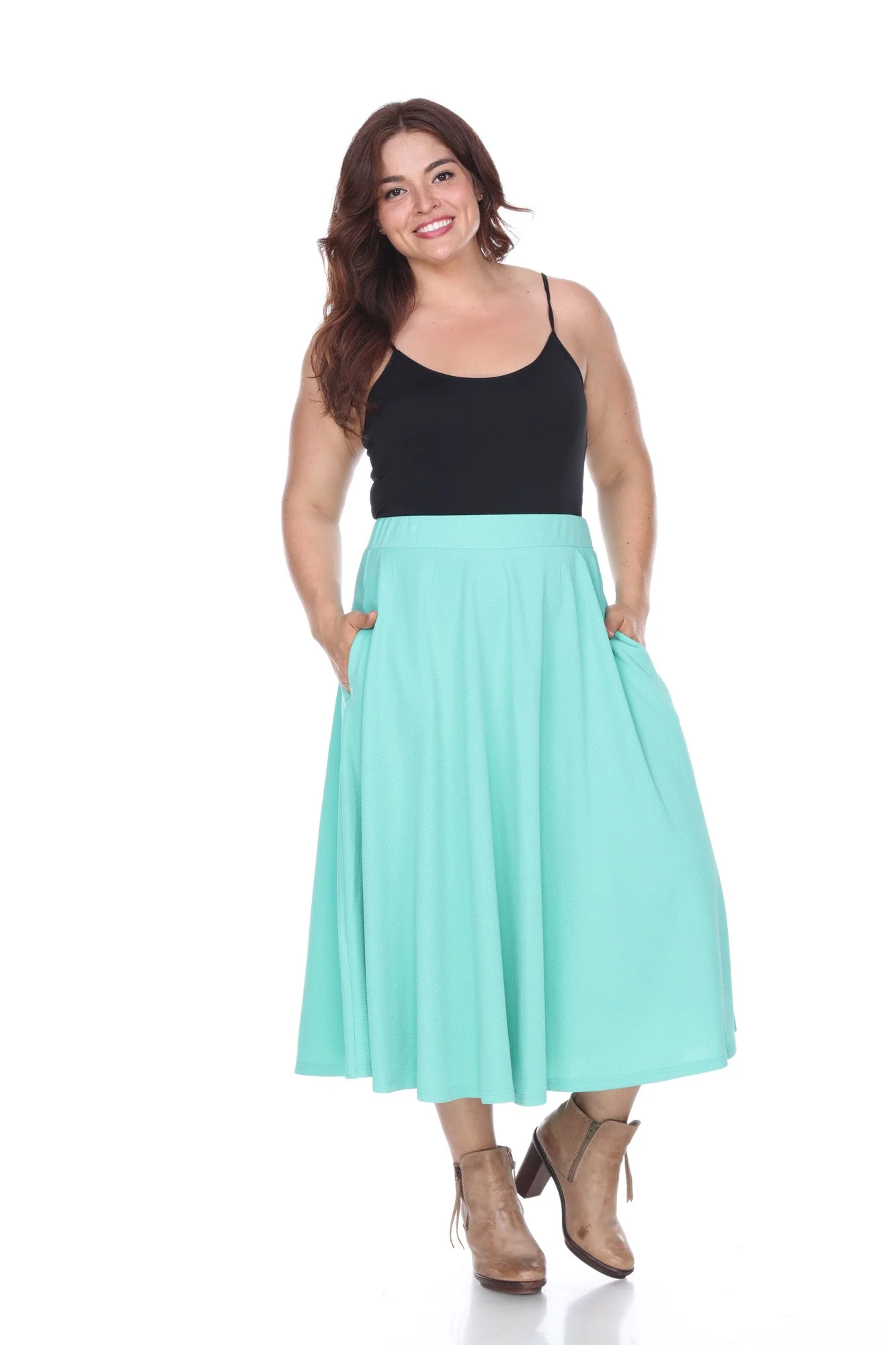 Tasmin Flare Midi Skirts - Plus - Image 41