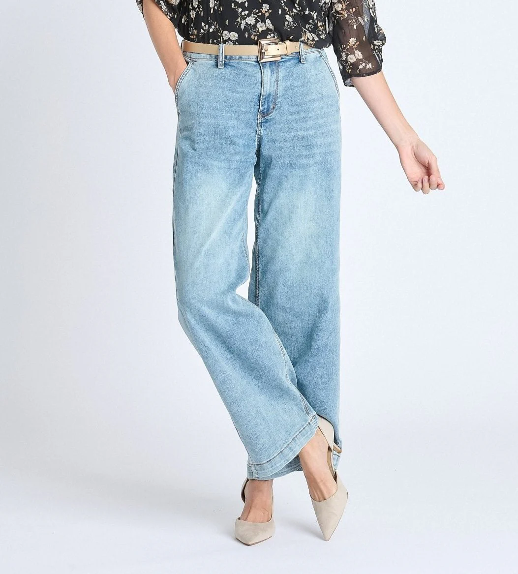 Westport Gemma Wide Leg Trouser - Plus - Image 3