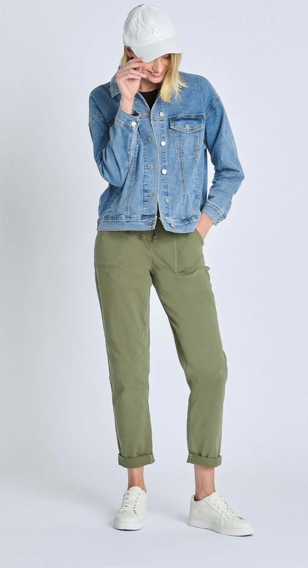 Westport Olive Weekender Twill Jogger - Image 5