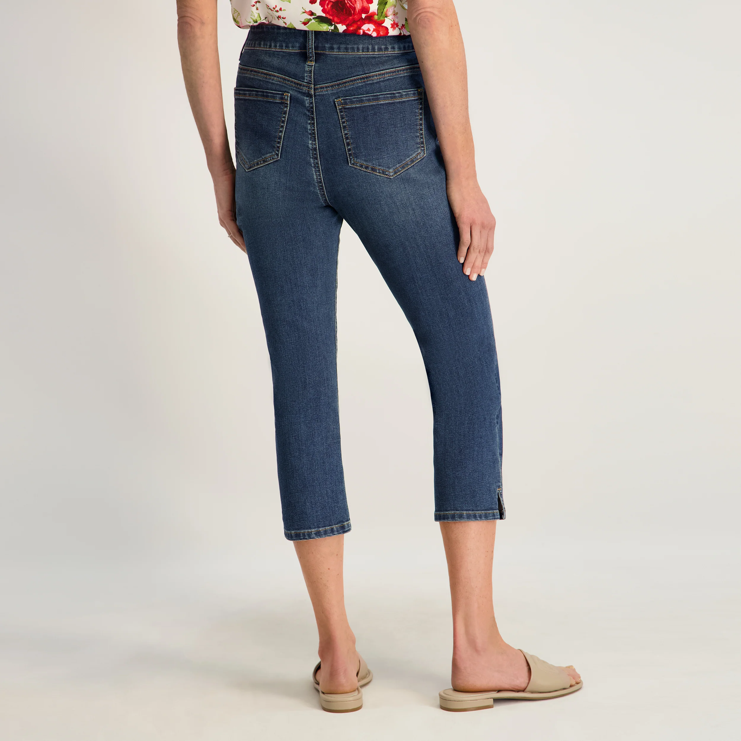 Westport Signature Side Slit Capri in Vintage - Image 4