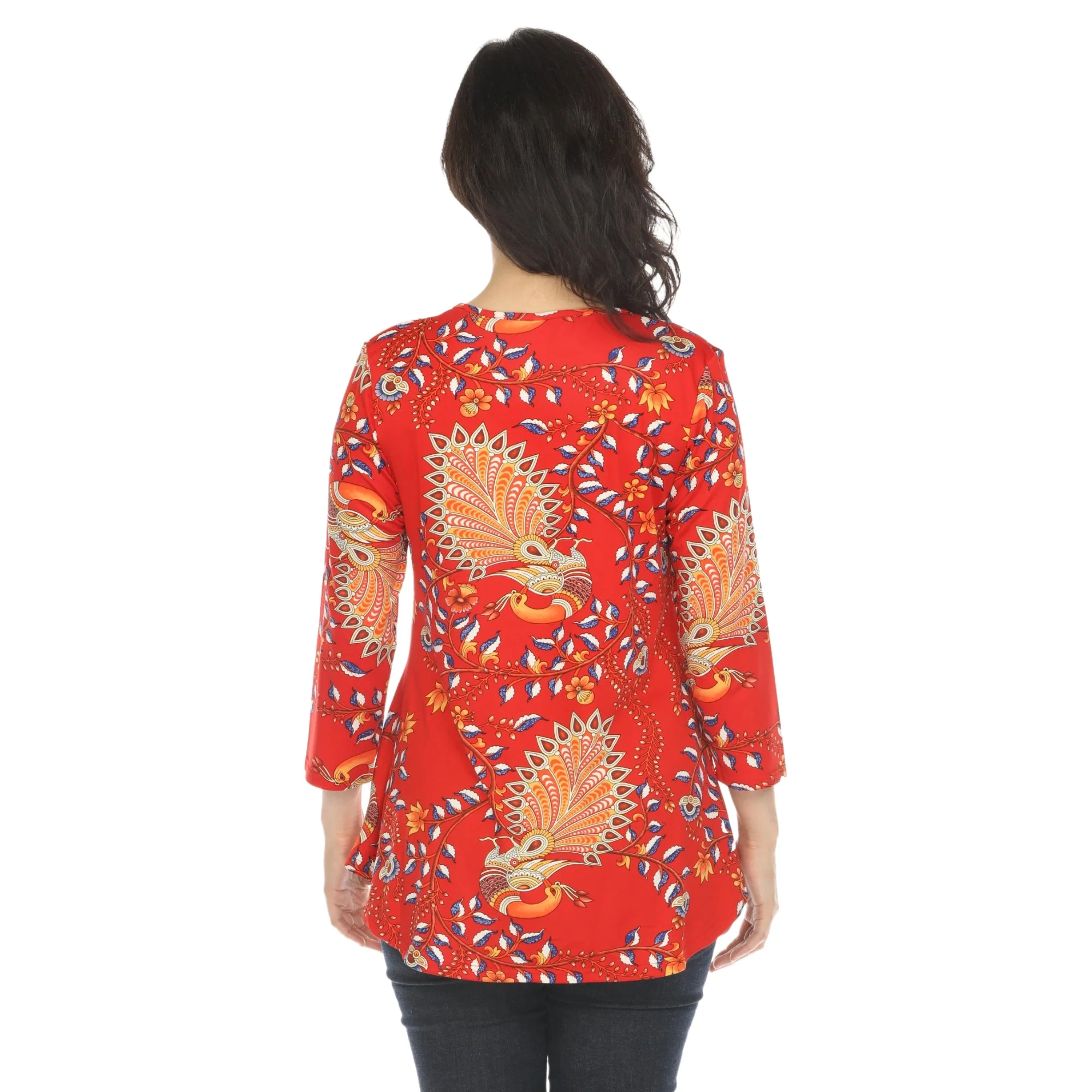 Women's Vibrant Boho Swing Top - Image 3